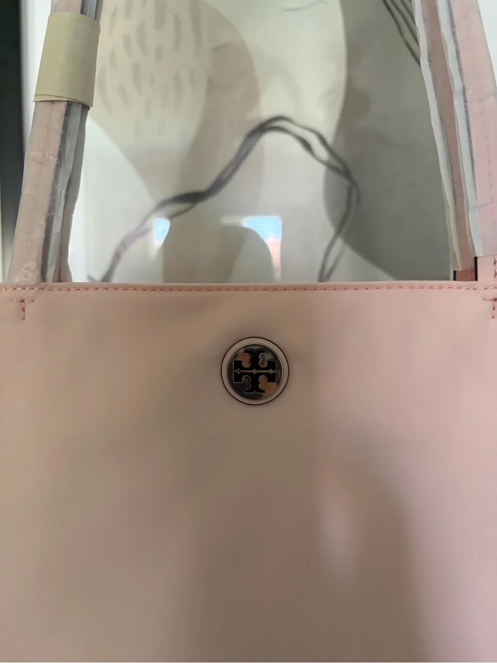 Tory Burch Nylon Pink Tote Bag